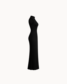 Serena Turtleneck Dress - Black