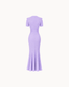 Violette V-Neck Dress - Lilac