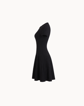 Robe Cleo à découpe keyhole – Noir