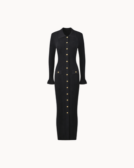 Margaux Midi Dress - Noir