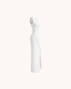 Cleo Sculpt Dress - Ivory
