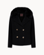 Double Button Coat - Black