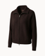 Mara Zip Knit – Brown