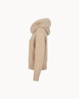 Fur Jacket - Beige