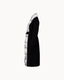 Monaco Mink Fur Trimmed Coat - Arctic