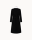 Monaco Mink Fur Trimmed Coat - Arctic