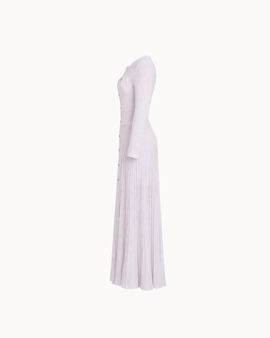 Simone Button Down Dress - Lavender