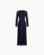 Simone Button Down Dress - Navy
