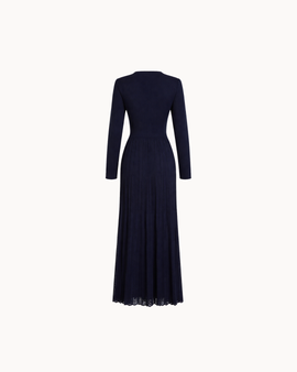 Simone Button Down Dress - Navy