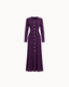 Simone Button Down Dress - Plum