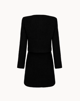 Lucia Tweed Set – Black
