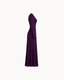 Simone Button Down Dress - Plum