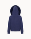 Fur Jacket Satin - Navy Blue