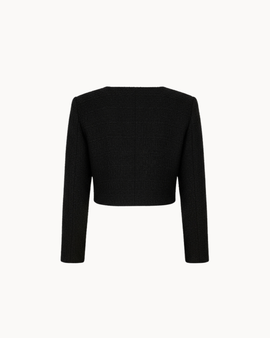 Lucia Tweed Blazer - Black