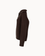 Milano Ribbed Zip Cardigan – Espresso