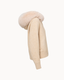 Button Up Fur Jacket - Beige