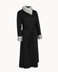 Amara Fur-Collar Coat – Noir