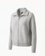 Mara Zip Knit – Grey
