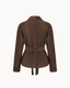 Suede Wrap Jacket