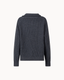 Milano Ribbed Zip Cardigan – Charcoal