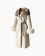 Long Wrap Coat - Off-White