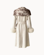 Long Wrap Coat - Off-White