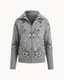 Adelé Heritage Knit – Heather Grey
