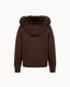 Fur Jacket Satin - Dark Brown