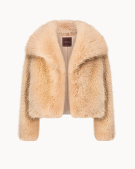 Ophelia Faux Fur Jacket - White