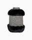 Tweed Vest With Fur - Black