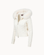 Knitted Cropped Fur Sweater