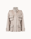 Valeria Mink Fur-Trim Jacket