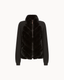 Cenya Fur Jacket - Obsidian Black