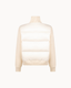 Puffer Fur Knit Jacket – Ivory