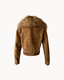 Iris Leather Jacket — Caramel