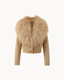 Iris Leather Jacket — Tan