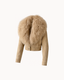 Iris Leather Jacket — Tan
