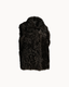 Signe Fur Jacket — Black
