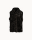 Signe Fur Jacket — Black