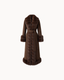 Halla Coat — Chocolate