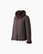 Nora Fur Jacket — Woven