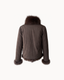 Nora Fur Jacket — Woven