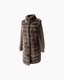 Ebba Fur Jacket — Taupe