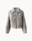 Stina Fur Jacket — Grey