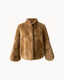 Tuva Fur Jacket — Caramel