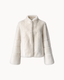 Tuva Fur Jacket — White