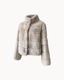 Selma Fur Jacket — Taupe