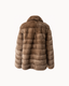 Aino Fur Jacket — Caramel