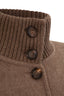 The Reem Mink Cashmere Coat - Deep Brown