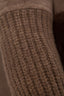 The Reem Mink Cashmere Coat - Deep Brown